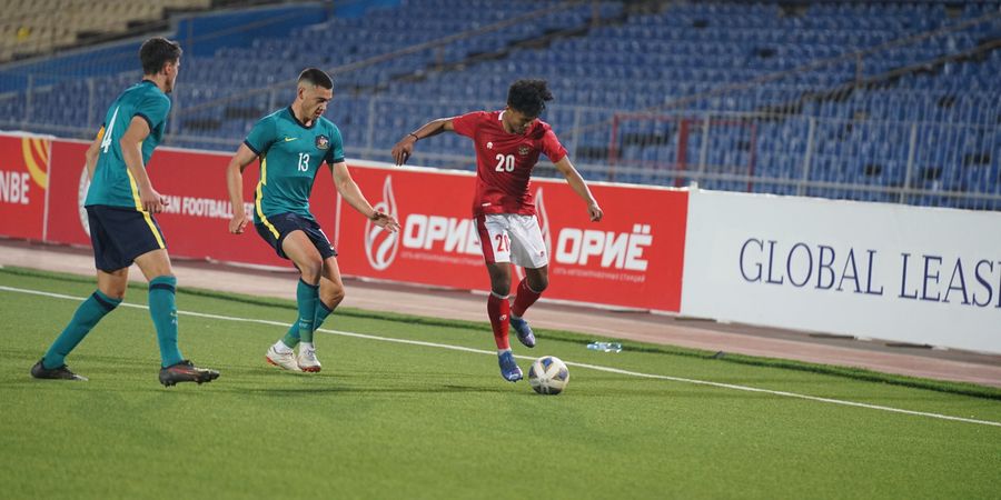 Timnas U-23 Indonesia Vs Australia - Garuda Muda Tertinggal Satu Gol di Babak Pertama