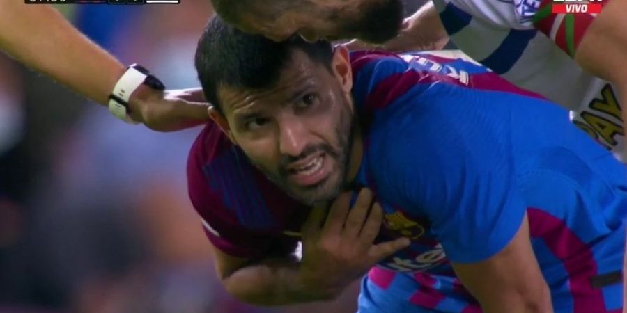 Barcelona Imbang, Sergio Aguero Dilarikan ke RS akibat Masalah Jantung