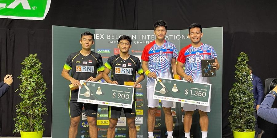 Belgian International Challenge 2021 - Gelar Ke-2 Pramudya/Yeremia Usai Menangi Duel Sesama Indonesia