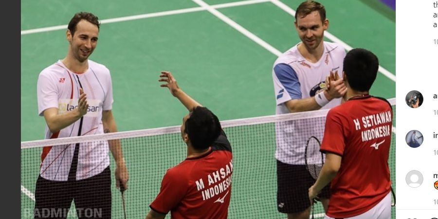 Hylo Open 2021 - Mathias Boe Comeback di Usia Kepala Empat dan Berpeluang Tantang Fajar/Rian