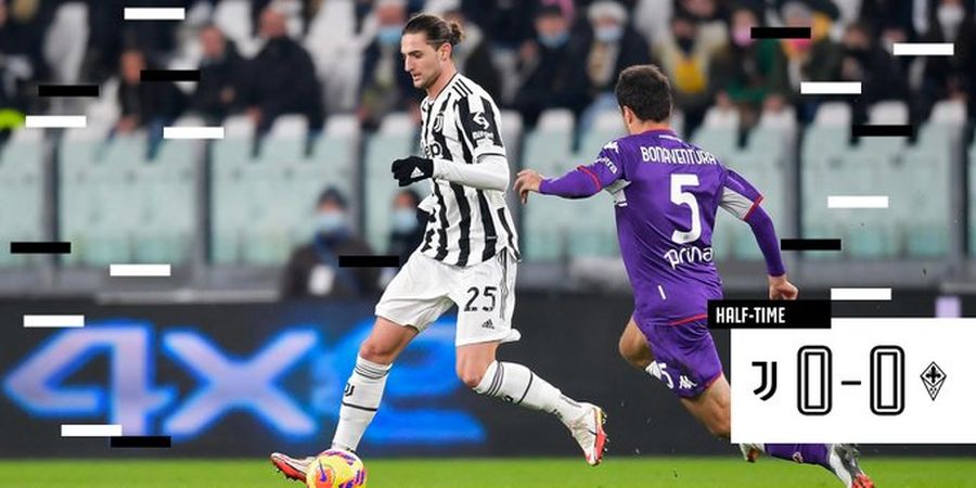 Juventus Lupa Cara Nembak ke Gawang, Skor Kacamata Warnai Babak Pertama kontra Fiorentina