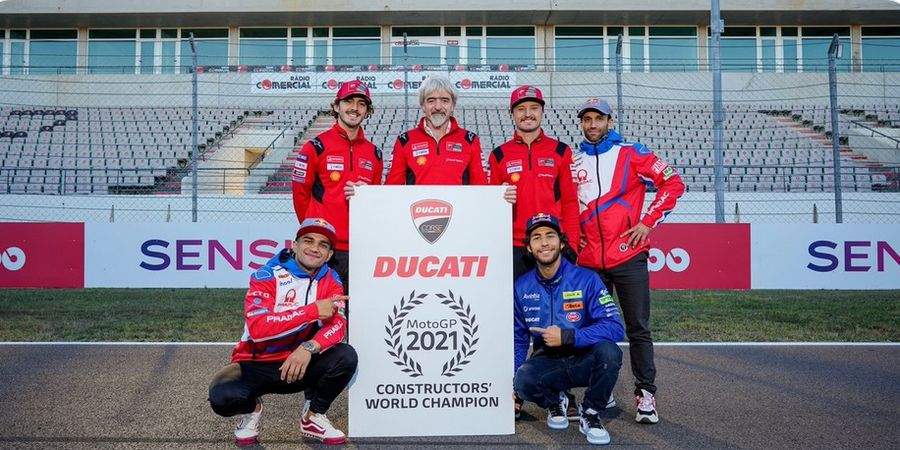 Jadi Ini Alasan Adik Rossi Ditinggal Sendirian Saat Ducati Pamer Juara Konstruktor MotoGP 2021