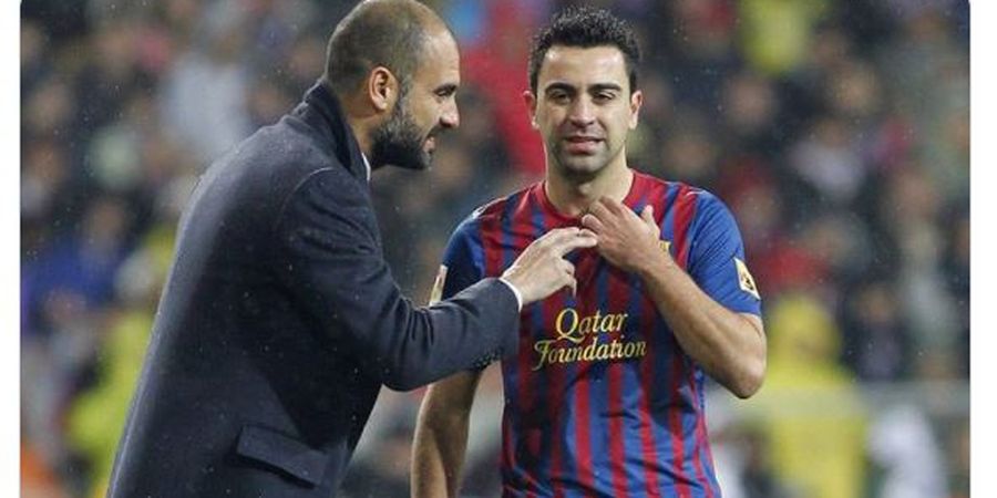 Pep Guardiola Beri Nasihat pada Xavi agar Tak Perlu Jadi Pewarisnya