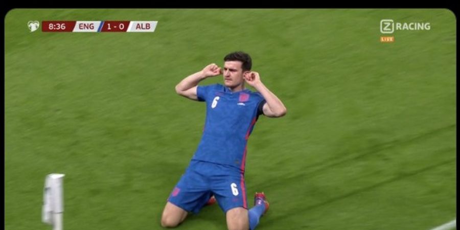 Lakukan Selebrasi Tutup Kuping usai Cetak Gol ke Gawang Albania, Harry Maguire Disemprot Legenda Man United