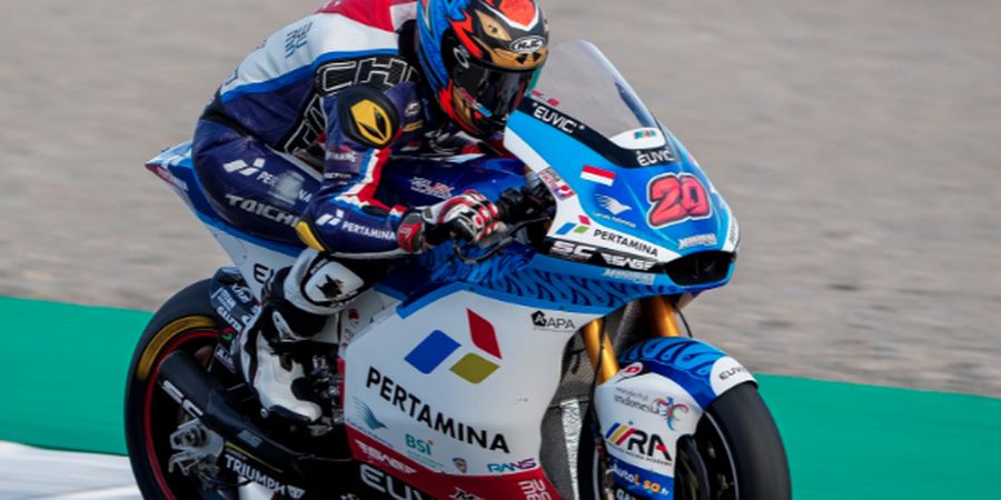 Pembalap Indonesia Dimas Ekky Minta Maaf Usai Cetak DNF pada Moto2 Valencia