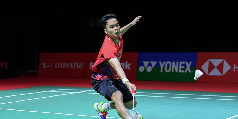 Hasil Swiss Open 2022 - Cukup Dua Gim, Anthony Amankan Tiket Semifinal