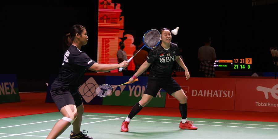 Hasil Indonesia Open 2021 - Sudah Perkasa pada Gim Pertama, Melani/Tryola Akui Keunggulan Lawan