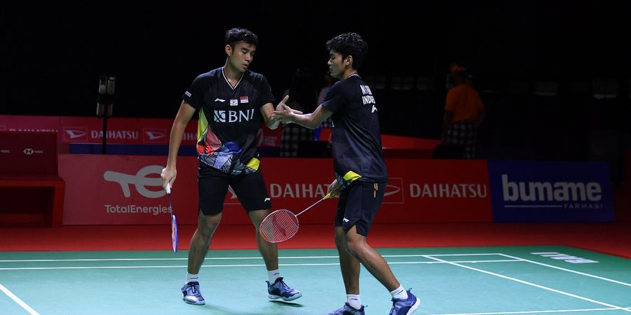 Hasil Indonesia Masters 2021 -  Tumbang dalam Duel Sengit, Fikri/Bagas Gagal Susul Marcus/Kevin