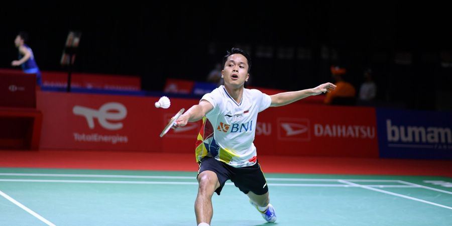 Hasil Indonesia Open 2021 - Lagi, Anthony Tersingkir pada Babak Kesatu