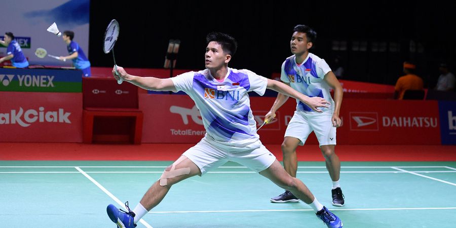 Hasil Indonesia Masters 2021 - Mantap di Poin Kritis, Pram/Yere Susul Marcus/Kevin ke Perempat Final