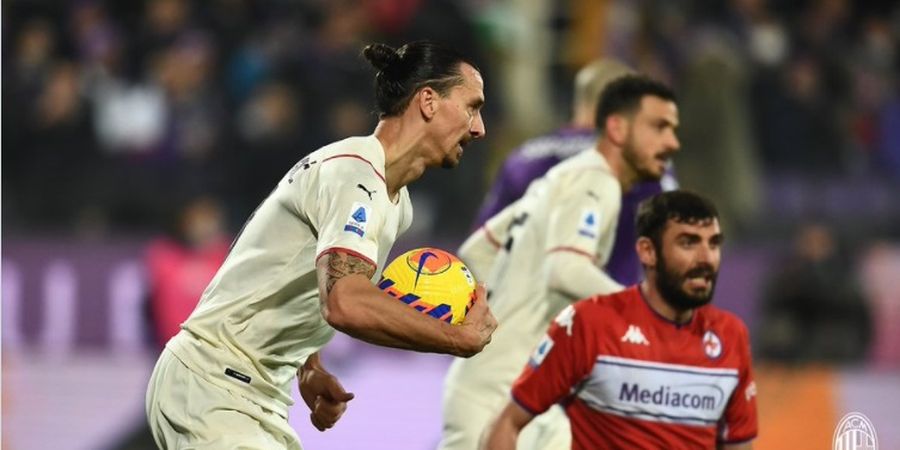 Hasil Liga Italia - Zlatan Ibrahimovic Sudah Cetak 2 Gol dalam 5 Menit, AC Milan Hancur Gara-gara 2 Blunder 