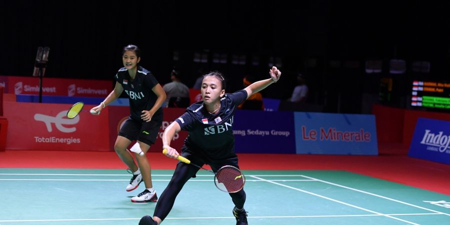 Hasil Indonesia Open 2021 - Febriana/Amalia Kejutkan Juara Swiss Open, Lawan Kewalahan Sampai Dikartu Kuning