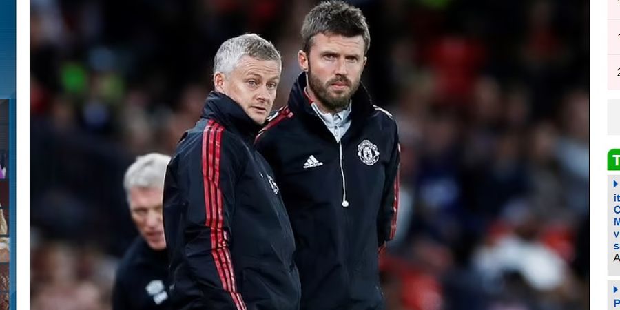 Catat Debut Gemilang, Michael Carrick Persembahkan Kemenangan Man United untuk Solskjaer