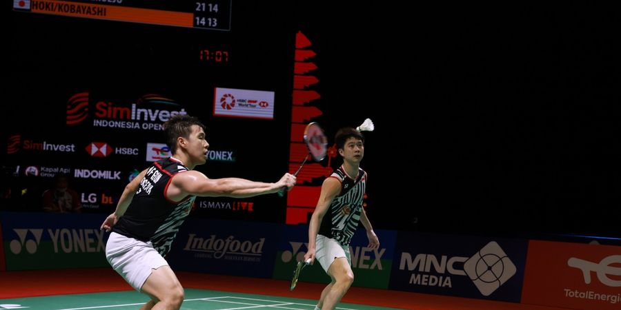 Hasil BWF World Tour Finals 2021 - Menangi Duel Sengit, Marcus/Kevin Sukses ke Final