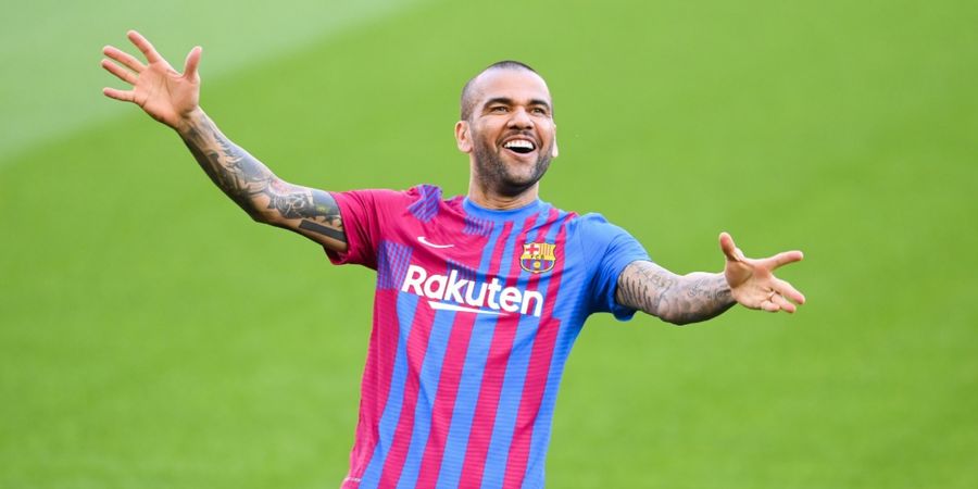 Sah Jadi Pencetak Gol Tertua Barcelona, Dani Alves: Usia Hanya Sekadar Angka