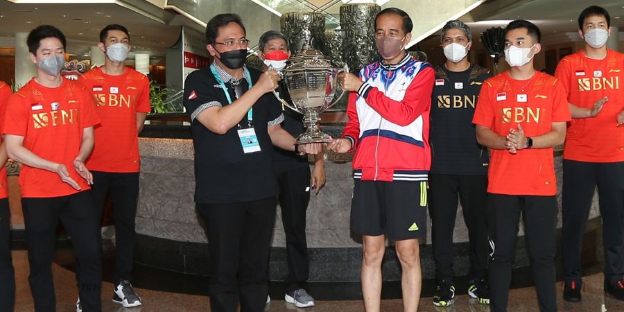 Apresiasi Presiden Jokowi kepada Atlet Usai Raih Thomas Cup 2021