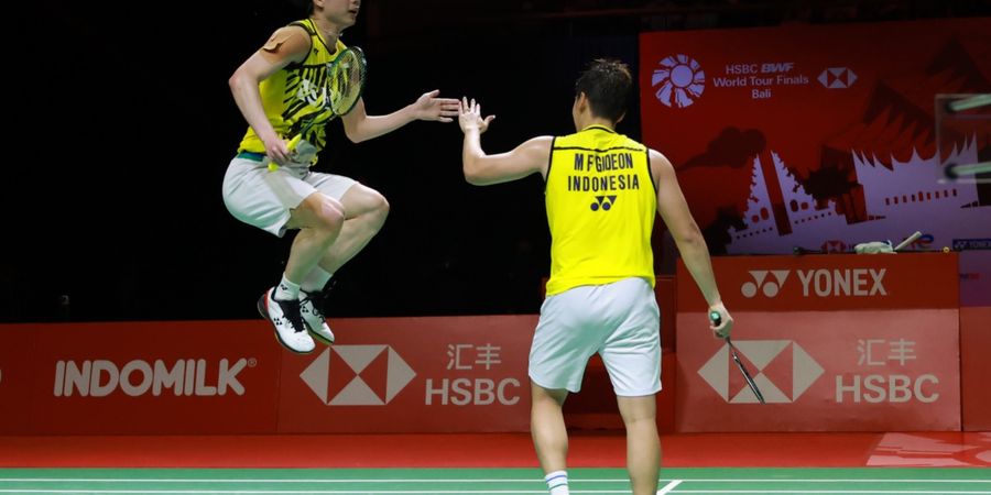 Hasil Lengkap BWF World Tour Finals 2021 - Marcus/Kevin, Laga Kocak, dan Kartu Kuning