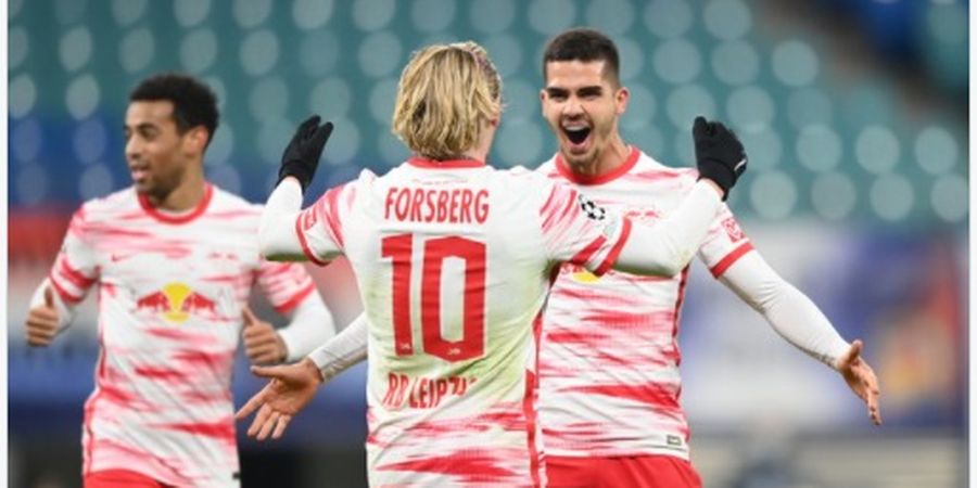 Hasil Liga Champions - Andre Silva Cetak 1 Gol dan Bikin 1 Pemain Diusir, RB Leipzig Bekuk Man City