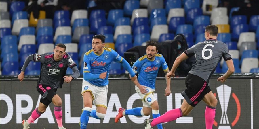 Hasil Lengkap Liga Europa - Tekuk Leicester City, Napoli Gagal Lolos Otomatis dan Berpotensi Lawan Barcelona