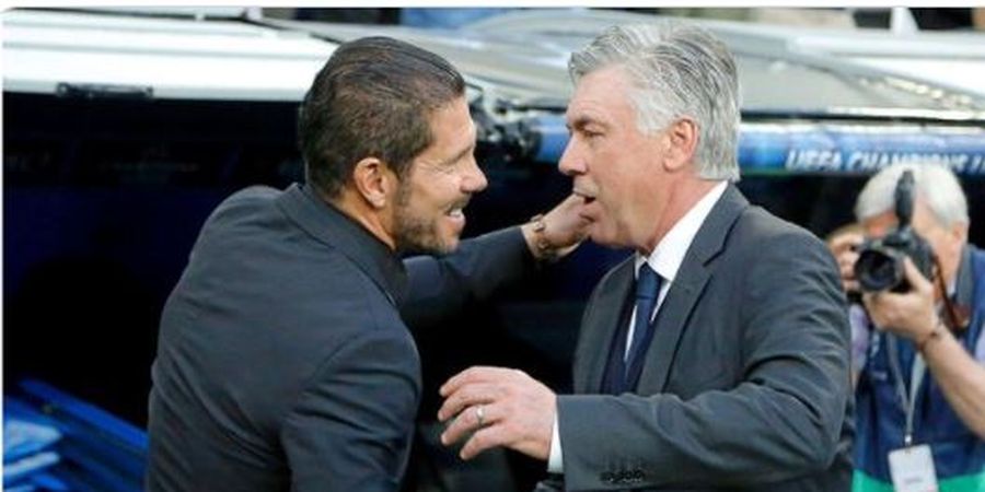 Susunan Pemain Real Madrid Vs Atletico Madrid - Adu Taktik Ancelotti dan Simeone