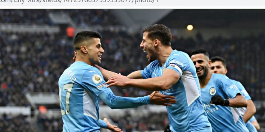 Hasil Liga Inggris - Pesta Gol ke Gawang Newcastle, Man City Hobi Menang di Tahun 2021