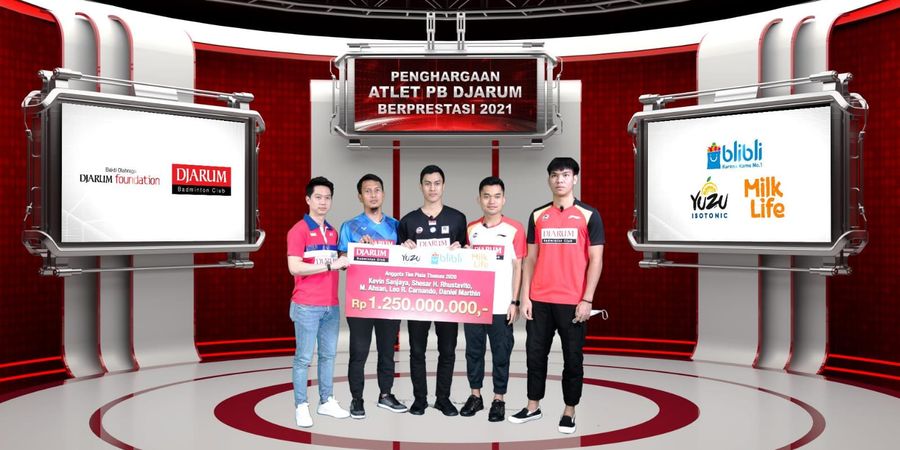 Kevin Sanjaya, Mohammad Ahsan, dkk Dapat Bonus Rp 1,25 Miliar dari Djarum