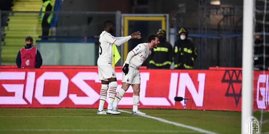 Hasil Liga Italia - Lewat Drama 6 Gol, AC Milan Tutup 2021 dengan Senyuman