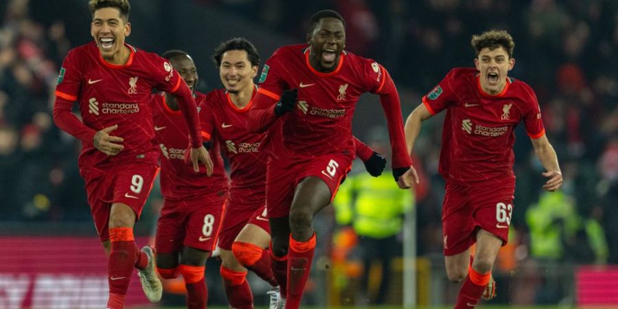 Hasil Lengkap Piala Liga Inggris - Diwarnai Spirit Keajaiban Istanbul, Liverpool Tantang Arsenal di Semifinal