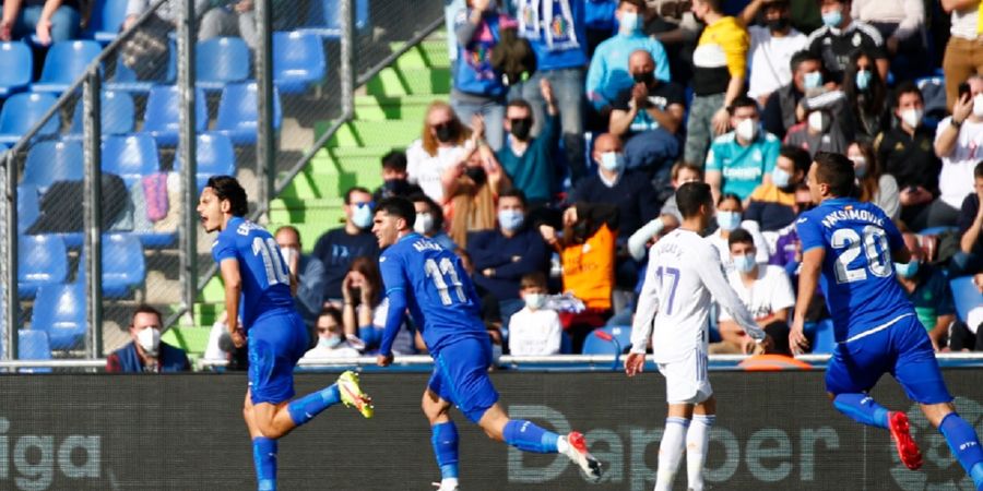 Catatan Nirbobol Berakhir, Real Madrid Tertinggal dari Getafe pada Paruh Pertama