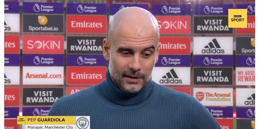 Ketimbang Bicara Gelar Liga Inggris, Pep Guardiola Lebih Risau Man City Cetak Gol Telat