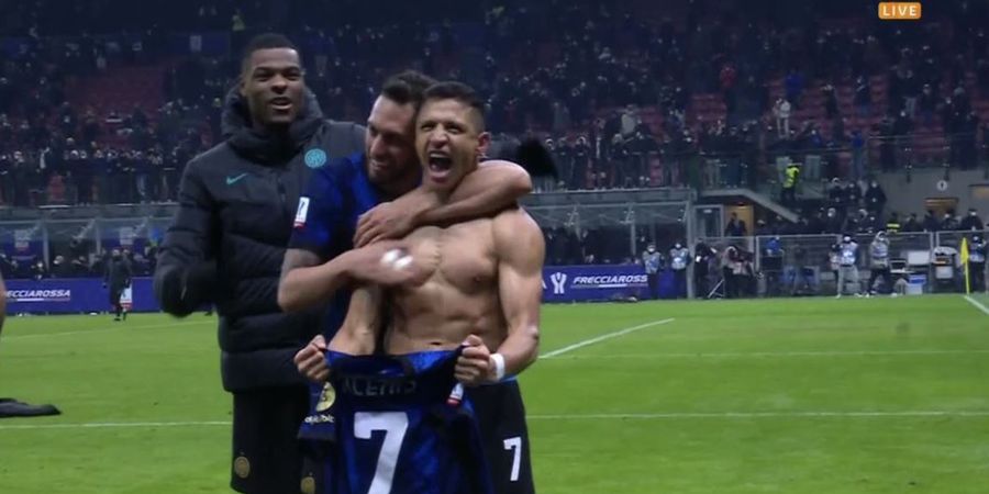 Hasil Piala Super Italia - Inter Milan Juara Berkat Gol dengan Menit Paling Akhir Sepanjang Sejarah