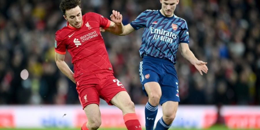 Hasil Piala Liga Inggris - Liverpool Tak Mampu Kalahkan 10 Pemain Arsenal, Calon Lawan Chelsea di Final Belum Jelas