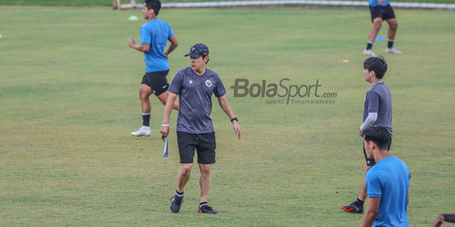 Galeri Foto Sesi Latihan Timnas Indonesia Jelang Lawan Timor Leste