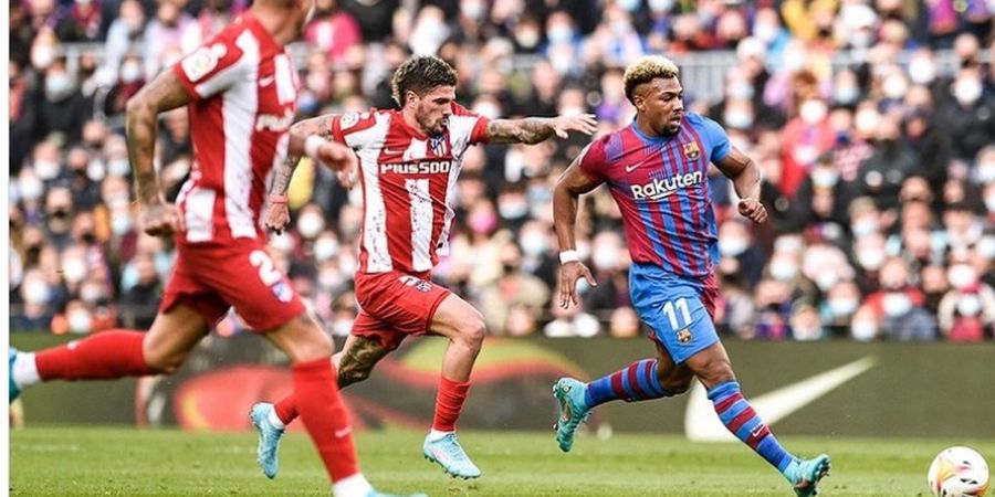 Akibat Jaga Adama Traore, Hidung Bek Atletico Madrid Jadi Korban