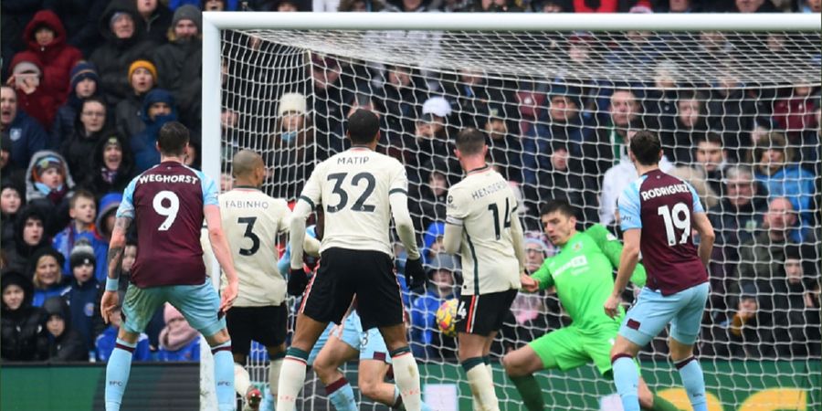 Fabinho Raja Gol Liverpool di 2022, The Reds Ungguli Burnley di Paruh Pertama