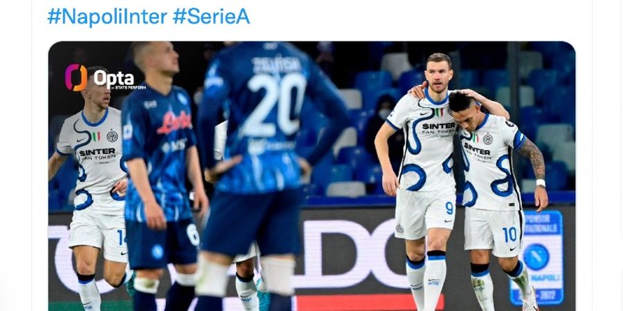 Hasil Liga Italia - Penalti Lorenzo Insigne Dimentahkan Gol Edin Dzeko, Napoli-Inter Milan Berbagi Satu Poin