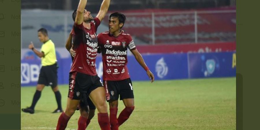 Hasil Liga 1 - Ilija Spasojevic Hukum Blunder Fatal Kiper PSS Sleman, Bali United Amankan Peringkat 2