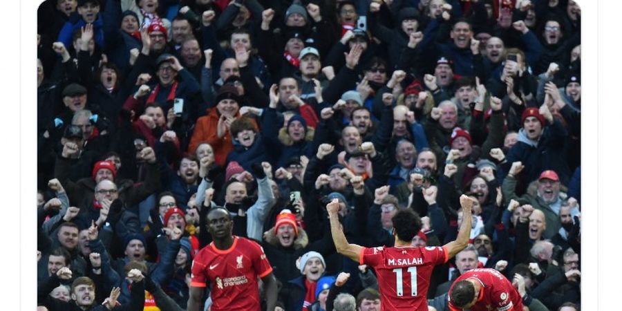 Hasil Liga Inggris - Tertinggal Duluan, Mohamed Salah Cetak Gol ke-150 dan Liverpool Balikkan Keadaan