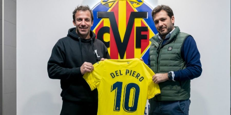 Waduh, Villarreal Rekrut Alessandro Del Piero Jelang Lawan Juventus di Liga Champions