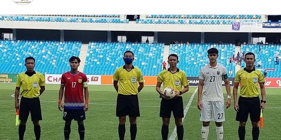 Dipimpin Wasit Indonesia, Thailand Kalahkan Laos dan Lolos ke Final Piala AFF U-23 2022