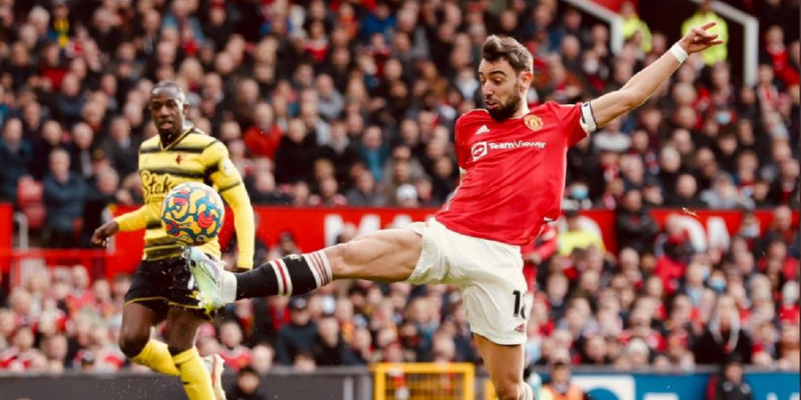 Man United Tak Bisa Bobol Gawang Watford, Bruno Fernandes Frustrasi