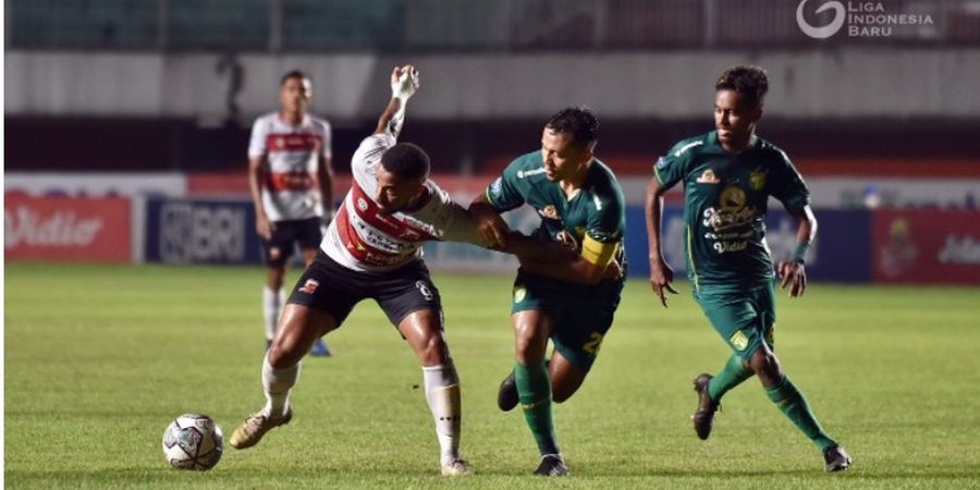 Hasil Liga 1 - Gol Telat Alie Sesay Perpanjang Rekor Kemenangan Persebaya atas Madura United