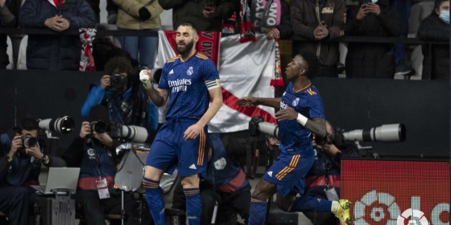 Hasil Liga Spanyol - Karim Benzema Bikin 19 Gol, Real Madrid Hajar Rayo Vallecano