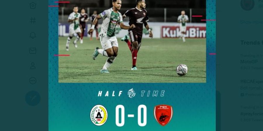 Hasil Liga 1 - PSS Vs PSM Tanpa Gol, Persaingan Papan Tengah Makin Panas