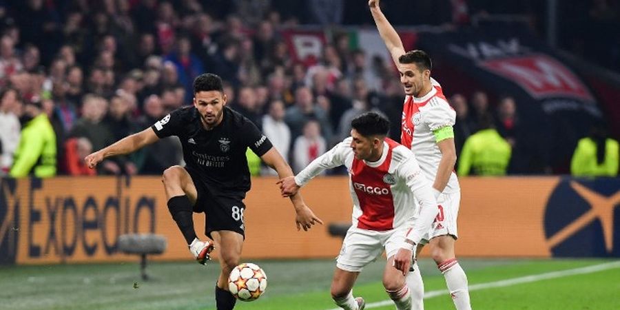 Hasil Liga Champions - Singkirkan Ajax, Benfica Satu-satunya Wakil Portugal Tersisa