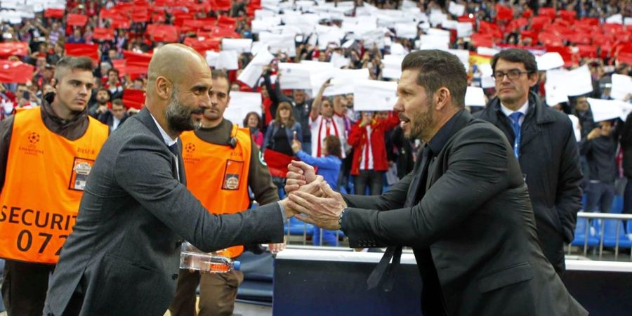 Man City vs Atletico Madrid - Sulitnya Diego Simeone Jinakkan Pep Guardiola