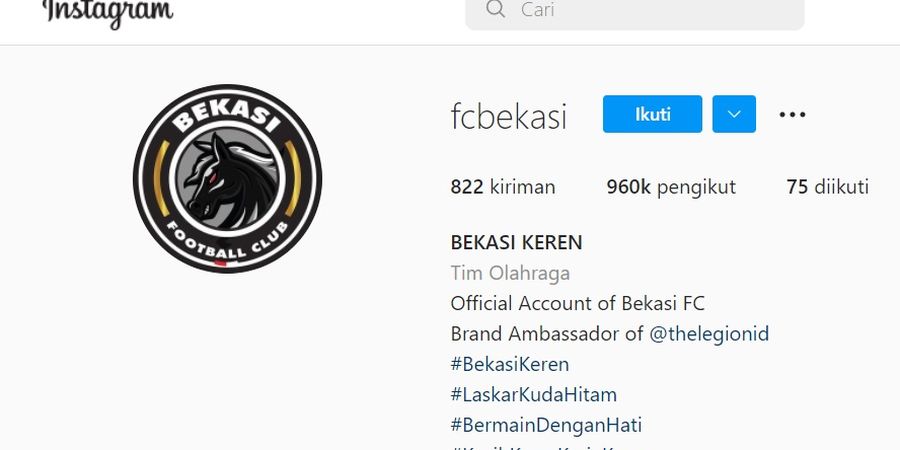 AHHA PS Pati Resmi Ganti Nama Menjadi Bekasi FC