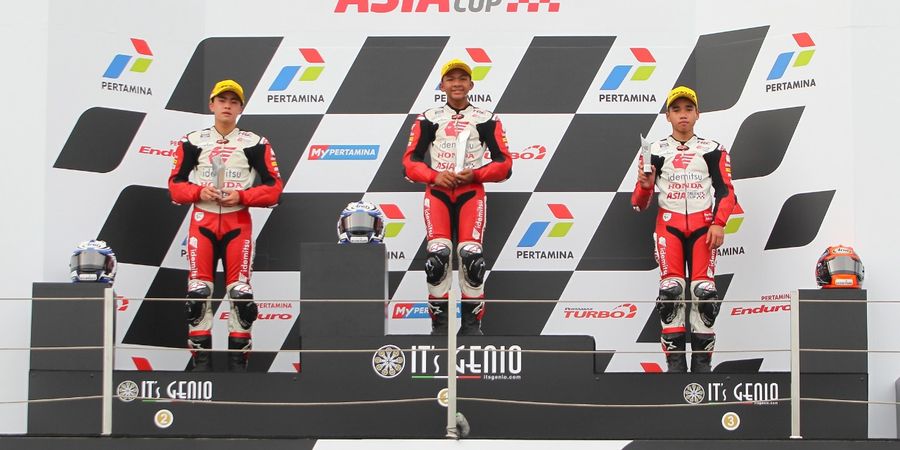 Asia Talent Cup 2022 - Raih Podium, Pembalap Indonesia Konsisten Finis di Depan