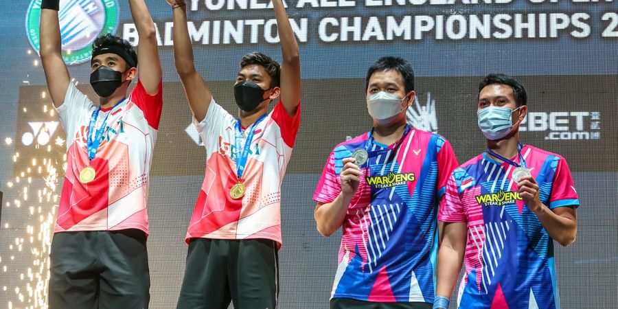 All England Open 2022 -  Ogah Kalah dengan Alasan Cedera, Ahsan Akui Ketangguhan Fikri/Bagas