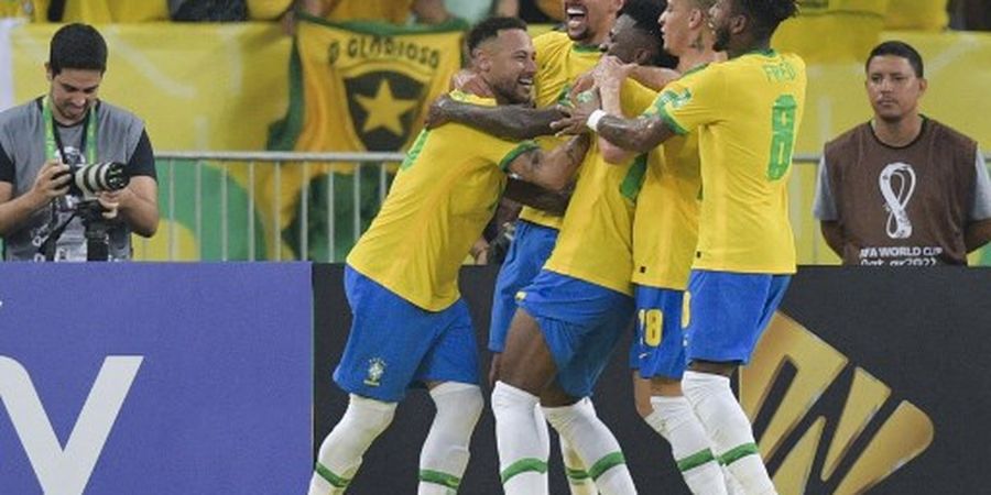 Hasil Kualifikasi Piala Dunia - Neymar Bawa Brasil Cetak Gol Berlimpah, Lionel Messi dkk Makin Jauh di Bawah